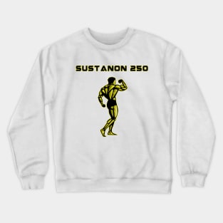 Sustanon 250 - Yellow Outline Crewneck Sweatshirt